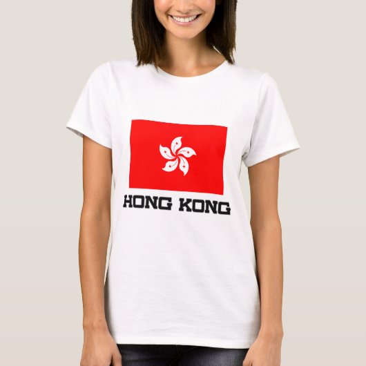 Hong Kong Flag T-shirt (Voorkant)