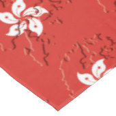 HONG KONG Flag Tafelkleed (Gekanteld)