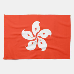 Hong Kong Flag Theedoek