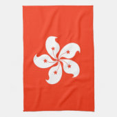 Hong Kong Flag Theedoek (Verticaal)