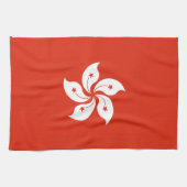 Hong Kong Flag Theedoek (Horizontaal)