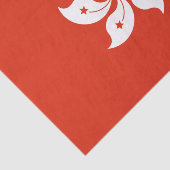 Hong Kong Flag Tissuepapier (Detail)