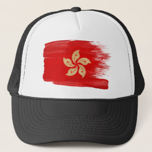 Hong Kong Flag Trucker Hat Pet