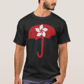 Hong Kong Flag Umbrella T-shirt (Voorkant)