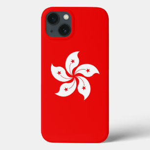 Hong Kong Flag White Orchid Symbol Case-Mate iPhone Case