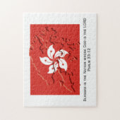 HONG KONG | Gezegende natie | HONG KONGER FLAG Legpuzzel (Verticaal)