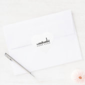 Hong Kong Gift HK Skyline Gift Hart Sticker (Envelop)