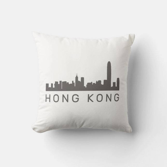 Hong Kong Gift HK Skyline Gift Kussen (Voorkant)