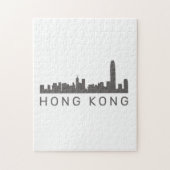 Hong Kong Gift HK Skyline Gift Legpuzzel (Verticaal)