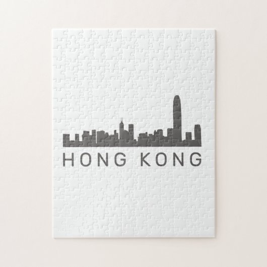 Hong Kong Gift HK Skyline Gift Legpuzzel (Verticaal)