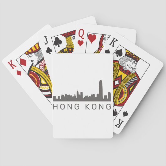 Hong Kong Gift HK Skyline Gift Pokerkaarten (Achterkant)