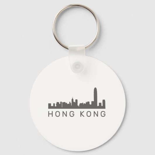 Hong Kong Gift HK Skyline Gift Sleutelhanger (Voorkant)
