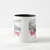 Hong Kong harbor skyline  china souvenir Mok (Midden)