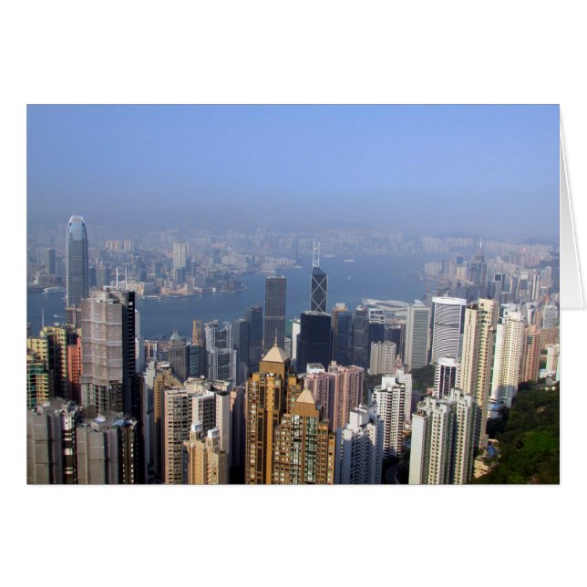 hong kong harbor uitzicht (Voorkant Horizontaal)