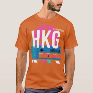Hong Kong HKG Airport Code Bagage Label 2 T-shirt