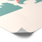 Hong Kong - Hong Kong Chalk City Map Poster (Hoek)