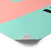 Hong Kong - Hong Kong Peony City Map Poster (Hoek)