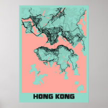 Hong Kong - Hong Kong Peony City Map