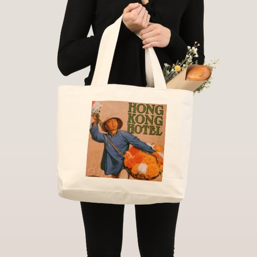 Hong Kong Hotel Grote Tote Bag (Voorkant (product))