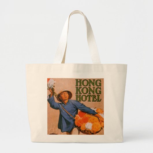 Hong Kong Hotel Grote Tote Bag (Voorkant)