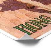 Hong Kong Hotel Travel Poster (Hoek)