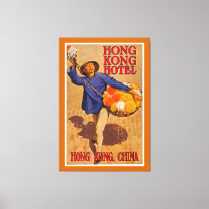 Hong Kong Hotel - XL Canvas Afdruk