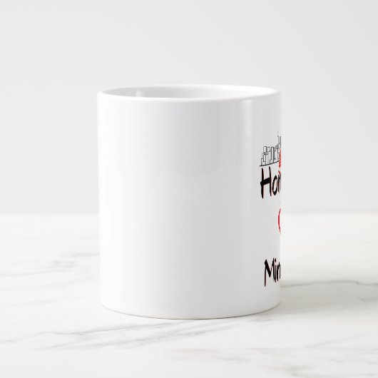 Hong Kong houdt van gehakt taarten (speciale Mok) Grote Koffiekop (Voorkant)