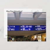 Hong Kong International Airport Briefkaart (Voorkant / Achterkant)