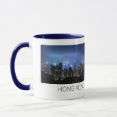Hong Kong Island Skyline Panorama Night Souvenir Mok (Links)