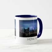 Hong Kong Island Skyline Panorama Night Souvenir Mok (Voorkant rechts)