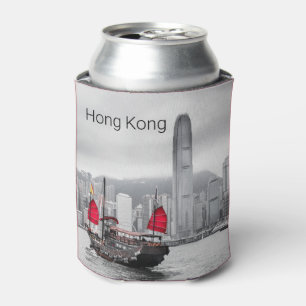 Hong Kong Island Skyline Panorama Souvenir Blikjeskoeler
