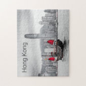 Hong Kong Island Skyline  Panorama Souvenir Legpuzzel (Verticaal)