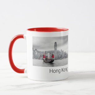 Hong Kong Island Skyline  Panorama Souvenir Mok