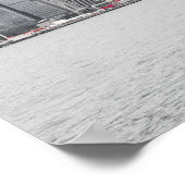 Hong Kong Island Skyline  Panorama Souvenir Poster (Hoek)