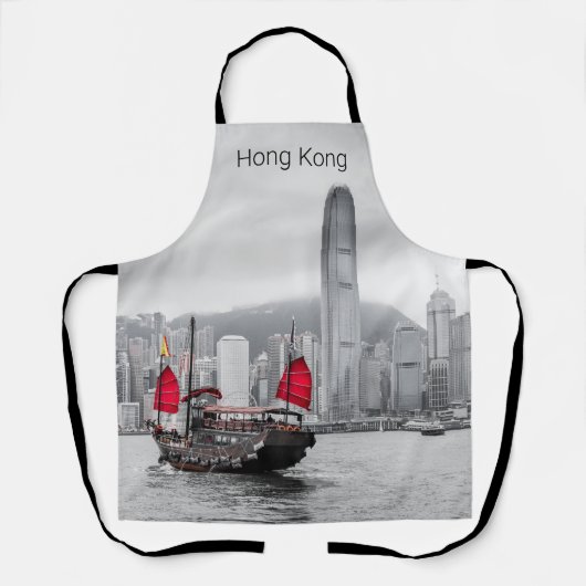 Hong Kong Island Skyline  Panorama Souvenir Schort (Voorkant)