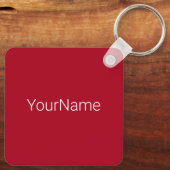 Hong Kong Island Skyline  Panorama Souvenir Sleutelhanger (Achterkant)