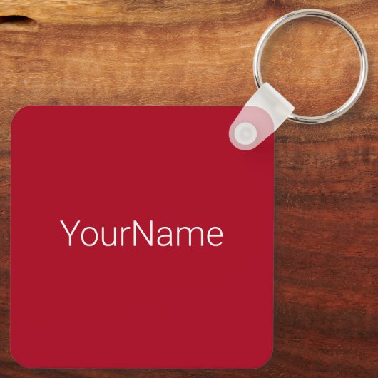 Hong Kong Island Skyline  Panorama Souvenir Sleutelhanger (Achterkant)