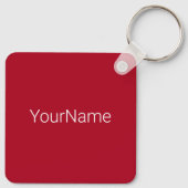 Hong Kong Island Skyline  Panorama Souvenir Sleutelhanger (Achterkant)