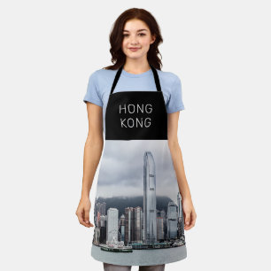 Hong Kong Island Skyline Retro Cityscape  Schort