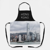 Hong Kong Island Skyline Retro Cityscape Schort (Voorkant)