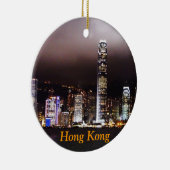 Hong Kong kerstversiering Keramisch Ornament (Rechts)