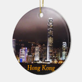 Hong Kong kerstversiering Keramisch Ornament (Links)