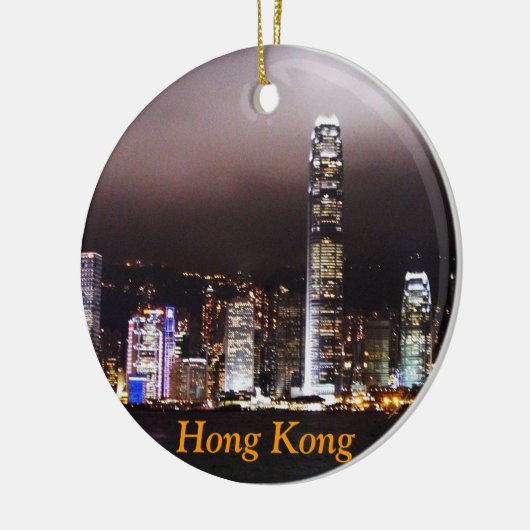 Hong Kong kerstversiering Keramisch Ornament (Links)
