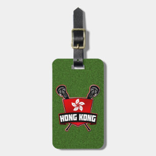 Hong Kong Lacrosse Bagagelabel Sjabloon