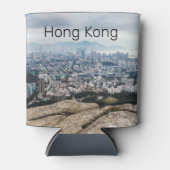 Hong Kong Lion Rock Hill Skyline Panorama Souvenir Blikjeskoeler (Voorkant)