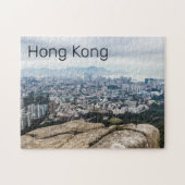 Hong Kong Lion Rock Hill Skyline Panorama Souvenir Legpuzzel (Horizontaal)