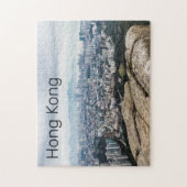 Hong Kong Lion Rock Hill Skyline Panorama Souvenir Legpuzzel (Verticaal)