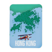 Hong Kong Map Magneet (Verticaal)