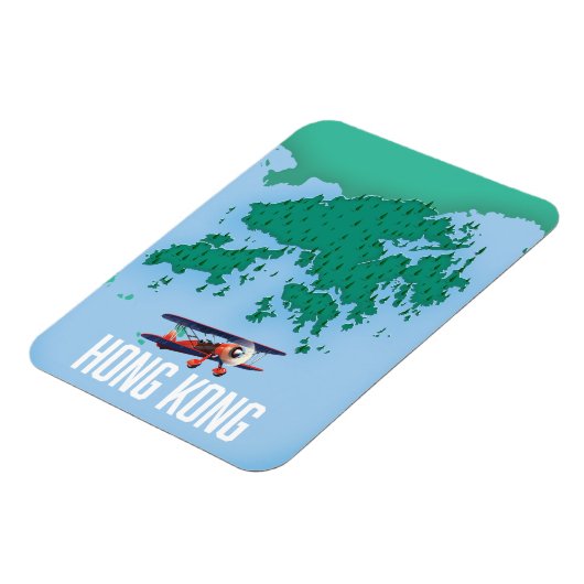 Hong Kong Map Magneet (Linkerzijde)