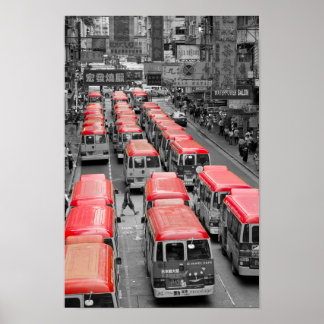 Hong Kong Minivans Poster